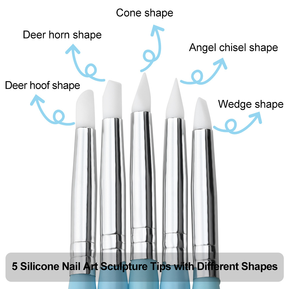 1/3/5/6/pcs/set Nail Art Brush - Nail Art Kaki บทวิจารณ์และราคา
