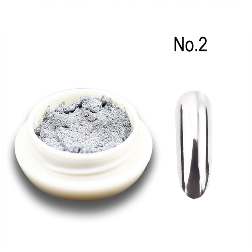 1 Can Chrome Metallic Nail Pow - Nail Glitter Chrome บทวิจารณ์และราคา